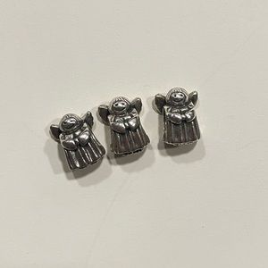 (sold) Authentic Pandora Angel of Hope sterling silver charm retired